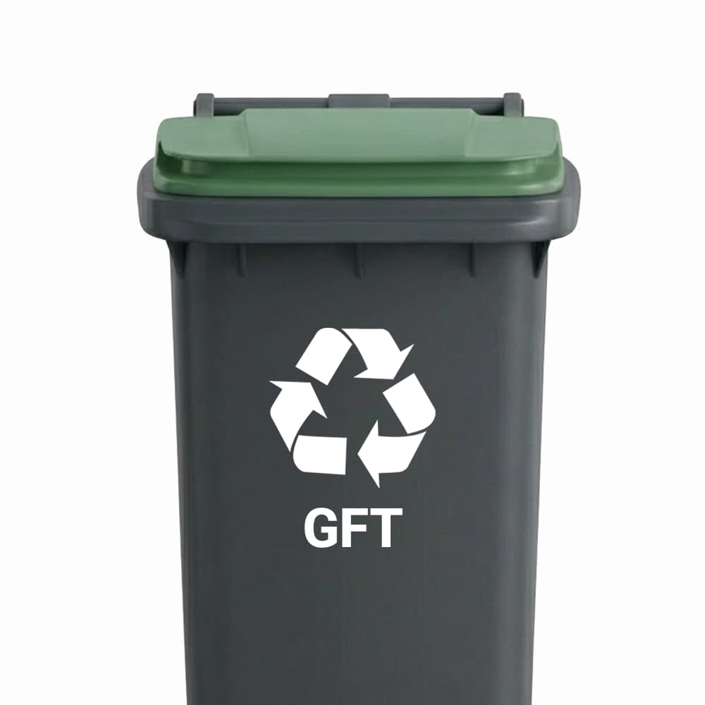 GFT Afval - Container / Kliko sticker - vinyl sticker kopen bij De Stickerbaas