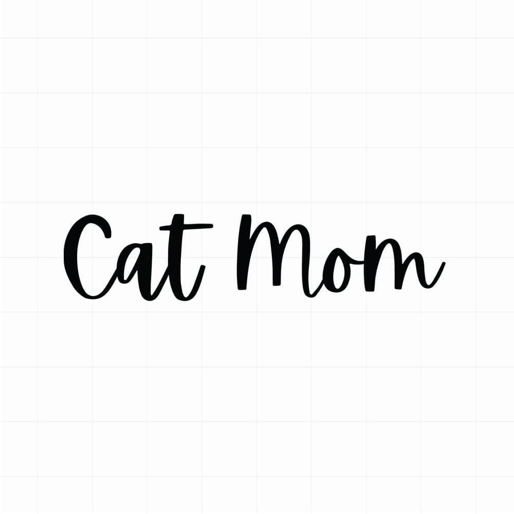 Cat mom sticker - Leuke Kattensticker - vinyl sticker kopen bij De Stickerbaas