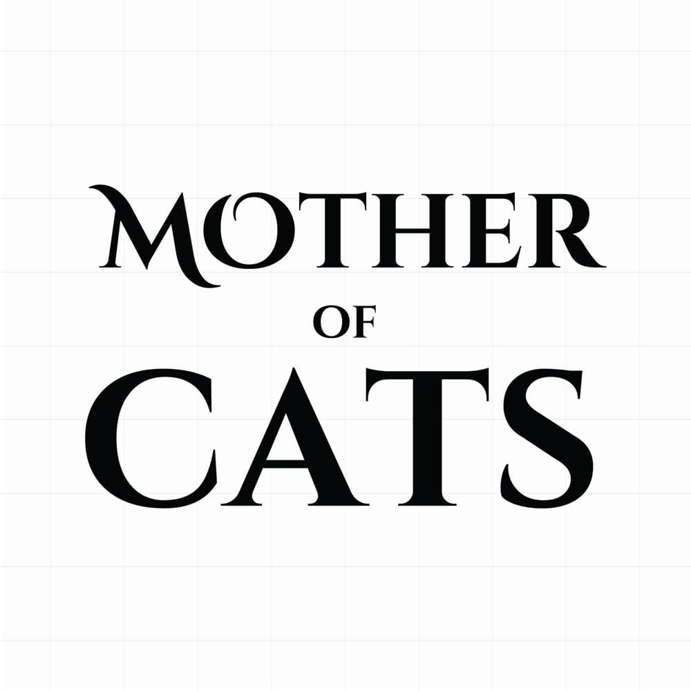 Mother of cats sticker - Leuke kattensticker - vinyl sticker kopen bij De Stickerbaas