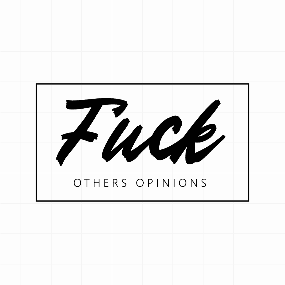 F*ck other opinions - Motivatie sticker - vinyl sticker kopen bij De Stickerbaas