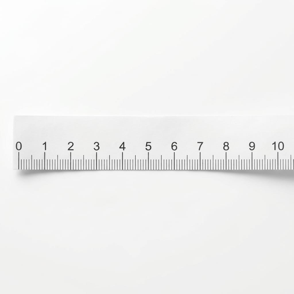Papieren meetlint (100cm) - vinyl sticker op maat kopen bij De Stickerbaas